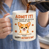 Custom Mug - Personalized Mother's Day Birthday Gifts For Dog Lovers, Dog Dad And Mom - A Little Bundle Of Fun