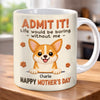 Custom Mug - Personalized Mother's Day Birthday Gifts For Dog Lovers, Dog Dad And Mom - A Little Bundle Of Fun