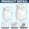Custom Flower Vase With Ribbon - Personalized Mother's Day Birthday Gifts For Mom, Grandma - A Floral Burst Of Grandma Joy