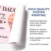 Custom Horizontal Poster - Personalized Mother's Day Birthday Gifts For Daughter - Where Memories Become Part Of Home