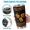 Custom Tumbler - Personalized Birthday Gifts For Brother - Brothers Through Every Season