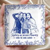 Custom Photo Full-Print Jewelry Dish - Personalized Best Friend Birthday Gifts For Women, Besties, Sisters, BFF - Soul Sisters Forever