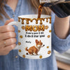 Custom 3D Inflated Effect Printed Mug - Personalized Mother's Day Birthday Gifts For Dog Lovers, Dog Dad And Mom - Doing My Duty For Mom