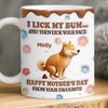 Custom 3D Inflated Effect Printed Mug - Personalized Mother's Day Birthday Gifts For Dog Lovers, Dog Dad And Mom - Mom’s Grossest Little Blessing