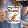 Custom 3D Inflated Effect Printed Mug - Personalized Mother's Day Birthday Gifts For Dog Lovers, Dog Dad And Mom - Mom’s Grossest Little Blessing