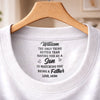 Custom Inside Neck Print T-Shirt - Personalized Birthday Gifts For Son, Daughter - Born To Shine