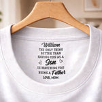Custom Inside Neck Print T-Shirt - Personalized Birthday Gifts For Son, Daughter - Born To Shine