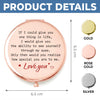 Custom Compact Mirror - Personalized Birthday Gifts For Daughter, Granddaughter - You Are My Heart