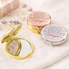 Custom Compact Mirror - Personalized Birthday Gifts For Daughter, Granddaughter - You Are My Heart