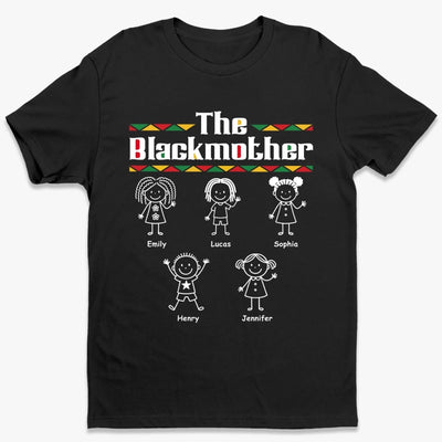 Custom Unisex T-shirt, Premium T-shirt, Hoodie - Personalized Mother's Day Birthday Gifts For Mom, Grandma - Black Mother, Beautiful Legacy