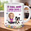 Custom 3D Inflated Effect Printed Mug - Personalized Mother's Day Birthday Gifts For Dog Lovers, Dog Dad And Mom - Besties With Paws Forever