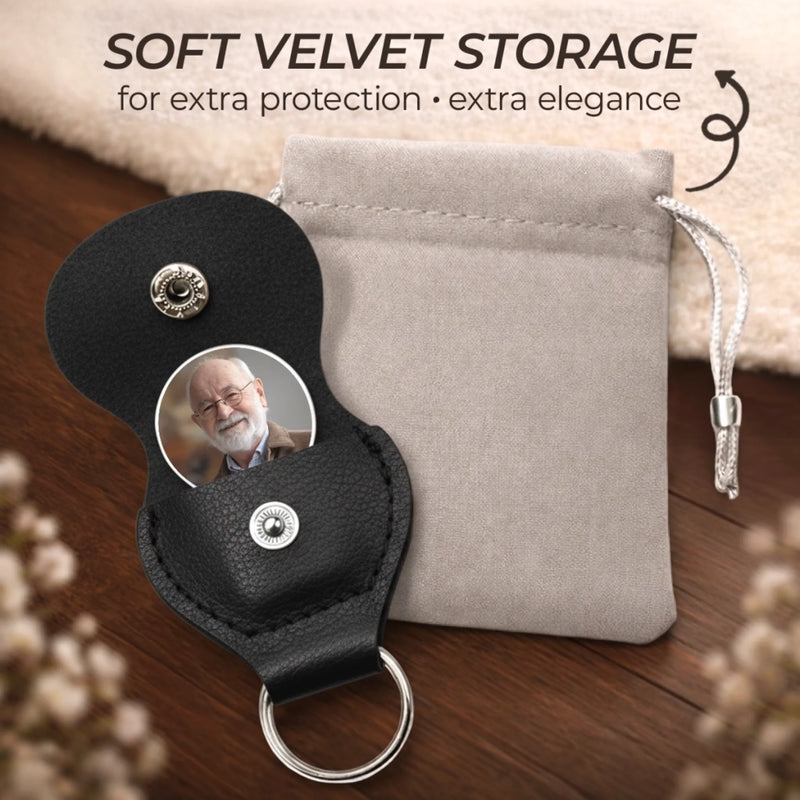 Custom Photo Pocket Hug - Personalized Memorial Sympathy Gifts For Loss Of Mom, Dad - Your Strength Still Guides Me