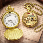 Custom Pocket Watch - Personalized Birthday Gifts For Son - My Son My Greatest Pride