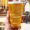 Custom Beer Glass - Personalized Retirement Gifts For Women, Men - Cheers To A Life Well Earned