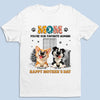 Custom Unisex T-shirt, Premium T-shirt, Hoodie - Personalized Mother's Day Gifts For Dog Lovers, Dog Dad And Mom - Officially Mom’s Biggest Fans