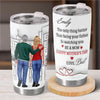 Custom 3D Inflated Effect Printed Tumbler - Personalized Mother's Day Gifts For Daughter - From My Arms To Your World