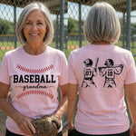 Custom Unisex T-shirt - Personalized Mother's Day Birthday Gifts For Mom, Grandma - Mom Always On My Team