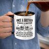 Custom Accent Mug - Personalized Birthday Gifts For Brother - Brother Always Has My Back