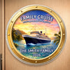 Custom Cruise Ship Door Magnet - Personalized Summer Vacation And Travel Gifts For Mom, Dad, Brother, Sister, Kids - Making Waves With The Ones We Love