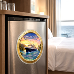 Custom Cruise Ship Door Magnet - Personalized Summer Vacation And Travel Gifts For Mom, Dad, Brother, Sister, Kids - Making Waves With The Ones We Love