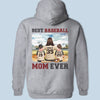 Custom Back Printed Unisex T-shirt, Premium T-shirt, Hoodie - Personalized Mother's Day Gifts For Baseball Mom, Grandma - Best Baseball Mom Ever