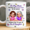 Custom 3D Inflated Effect Printed Mug - Personalized Mother's Day Gifts For Mom - You Are The Luckiest Mom In The World