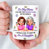 Custom 3D Inflated Effect Printed Mug - Personalized Mother's Day Gifts For Mom - You Are The Luckiest Mom In The World
