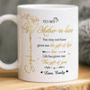 Custom Mug - Personalized Mother's Day Gifts For Mother-In-Law - Lucky To Call You Family