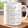 Custom Mug - Personalized Mother's Day Gifts For Mother-In-Law - First Family By Love, Now Grandma By Heart