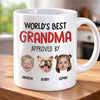 Custom Photo Mug - Personalized Mother's Day, Baby Shower, Gender Reveal Gifts For New Moms, New Grandma - The Boss, The Legend, Grandma