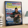 Custom Photo Magazine Vertical Poster, Canvas - Personalized Birthday Fishing Gifts For Fisherman - Reeling In The Good Times