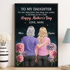 Custom Vertical Poster, Canvas - Personalized Mother's Day Birthday Gifts For Daughter - Seeing You Mother So Beautifully