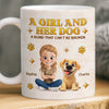 Custom 3D Inflated Effect Printed Mug - Personalized Mother's Day Gifts For Dog Lovers, Dog Dad And Mom - Girlhood, But With Paws