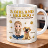 Custom 3D Inflated Effect Printed Mug - Personalized Mother's Day Gifts For Dog Lovers, Dog Dad And Mom - Girlhood, But With Paws