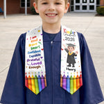 Custom Kids Graduation Stole - Personalized Graduation Gifts For Kids - Future Starts Today Kiddo