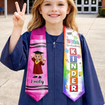 Custom Kids Graduation Stole - Personalized Graduation Gifts For Kids - Small Steps Big Achievements
