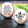 Custom Leather Baseball - Personalized Birthday Baseball Gifts For Baseball Lovers, Sports Fans, Sports Lovers - Heart Of A Champion
