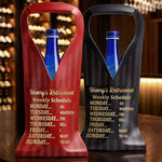 Custom Leather Wine Bag - Personalized Retirement Gifts For Women, Men - Living The Dream Every Day