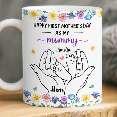 Custom Mug - Personalized Mother's Day, Baby Shower, Gender Reveal Gifts For New Moms, Wife, Daughter - First Mother’s Day, Forever Special
