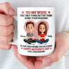 Custom 3D Inflated Effect Printed Mug - Personalized Mother's Day Gifts For Mom, Wife - My Wife, My Home, Our Baby’s Hero