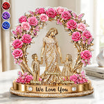 Custom Acrylic Plaque - Personalized Mother's Day Gifts For Mom, Grandma - Mom Makes Every Day Beautiful