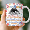 Custom Photo 3D Inflated Effect Printed Mug - Personalized Mother's Day, Baby Shower, Gender Reveal Gifts For New Moms, Wife, Daughter - Kisses From The Bump