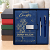 Custom PU Leather Notebook - Personalized Graduation Gifts For Him, Her - Made It Through, Ready For More