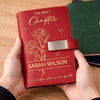 Custom PU Leather Notebook - Personalized Graduation Gifts For Him, Her - Made It Through, Ready For More