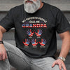 Custom Unisex T-shirt, Premium T-shirt, Hoodie - Personalized America 250th Anniversary Father's Day Birthday Gifts For Dad, Grandpa - Legendary Since Day One