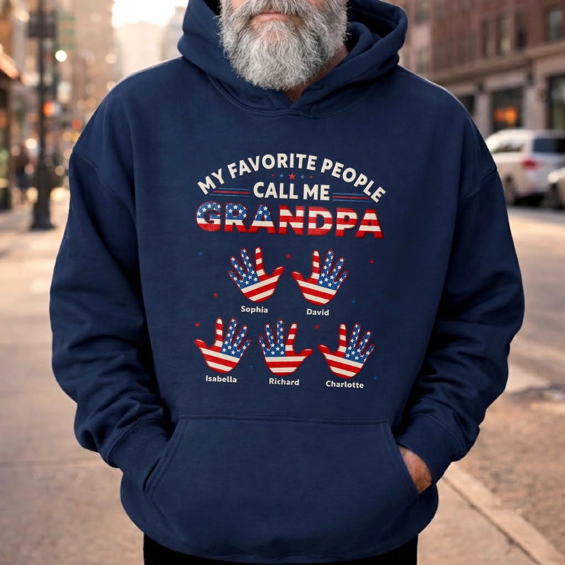 Custom Unisex T-shirt, Premium T-shirt, Hoodie - Personalized America 250th Anniversary Father's Day Birthday Gifts For Dad, Grandpa - Legendary Since Day One