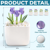 Custom Glass Everlasting Tulips - Personalized Mother's Day Gifts For Mom, Grandma - Forever Growing With Your Love