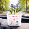 Custom Glass Everlasting Tulips - Personalized Mother's Day Gifts For Mom, Grandma - Forever Growing With Your Love