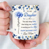 Custom Mug - Personalized Mother's Day Gifts For  Mom, Daughter - To My Daughter, Forever My Heart
