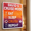Custom Cruise Ship Door Magnet - Personalized Summer Vacation And Travel Gifts For Mom, Dad, Brother, Sister, Kids - Family Cruise Mode On